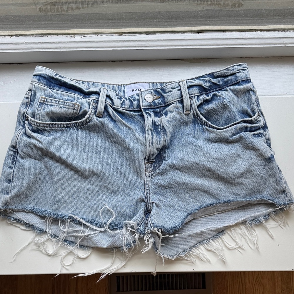 Frame Denim Le Grand Garçon Shorts